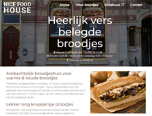 Tablet Screenshot of nicefoodhouse.nl